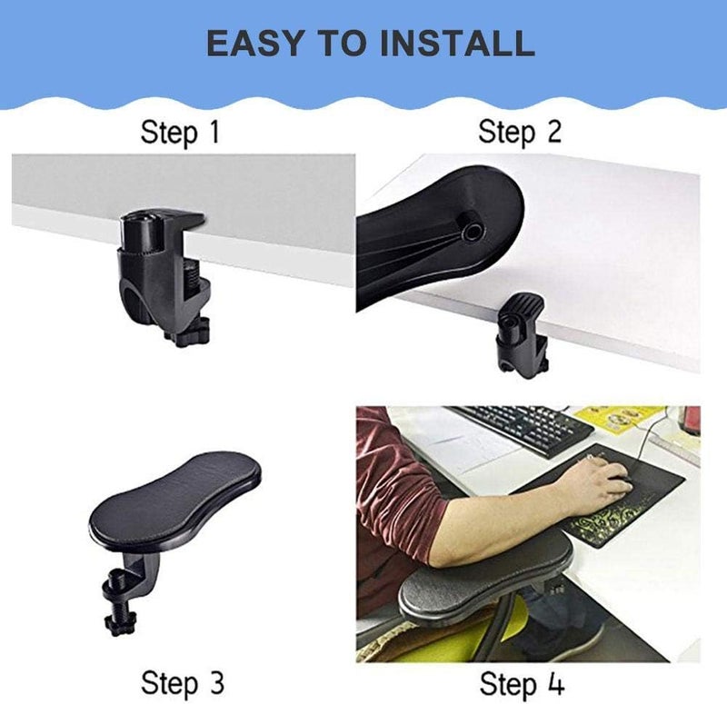 Yumi Computer Arm Rest,Ergonomic Adjustable Arm Support For Desk Arm Shoulder Support For Home And Office - Image 5