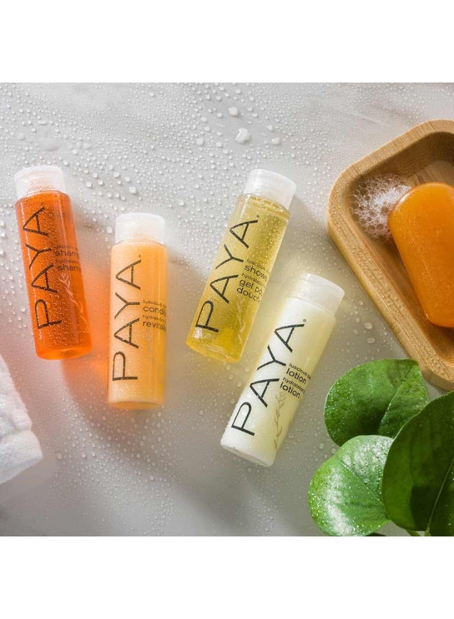 PAYA Paya Organics Toiletry Travel Set - Shampoo, Hair Conditioner, Shower Gel, 2 Facial Soap & Tote Bag  - Image 3