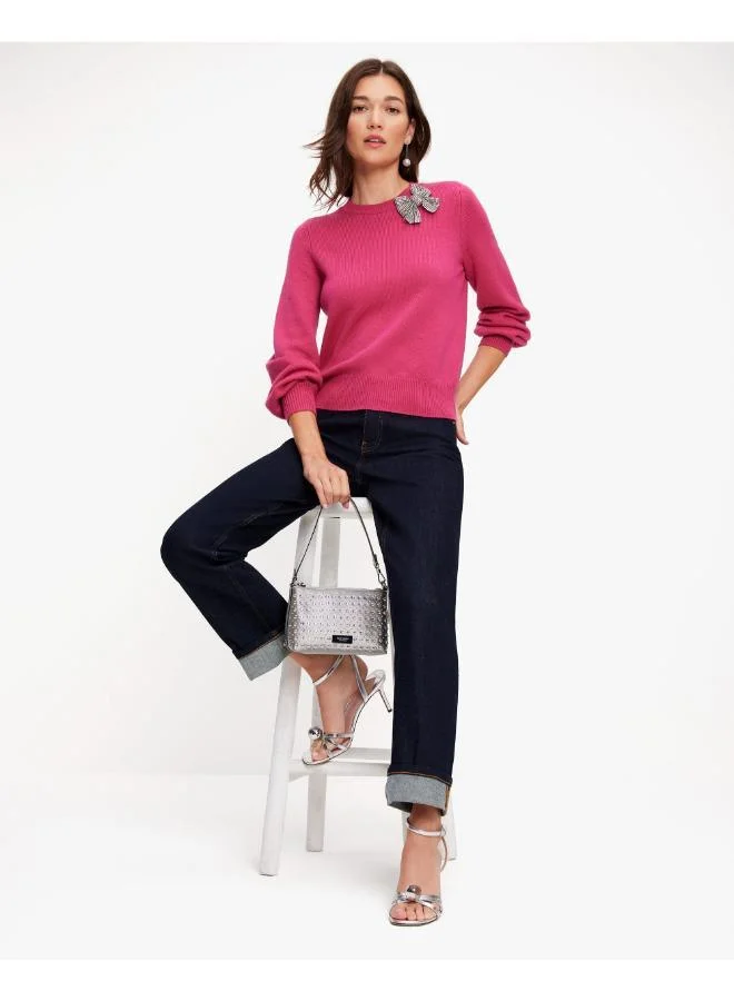 كيت سبيد Embellished Bow Sweater