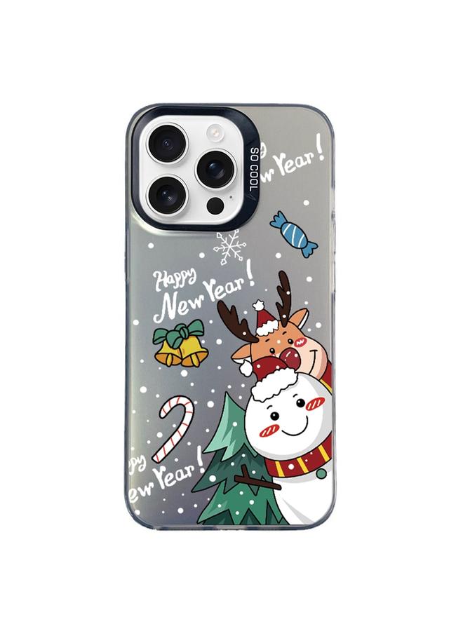 Zaboon Case For iPhone 13 Pro Max Christmas Series PC Full Coverage Pattern Phone Case - Image 1