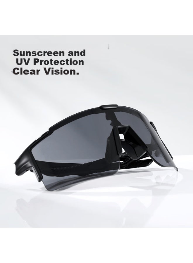 Pulais Cycling Gl For Men And Women, Outdoor Windproof Sand-proof Uv Protection Sports Sungl 2037 - Image 3
