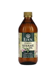 Eden Foods Eden Foods, Organic Sesame Oil, Unrefined, 16 fl oz (473 ml)  - Image 1