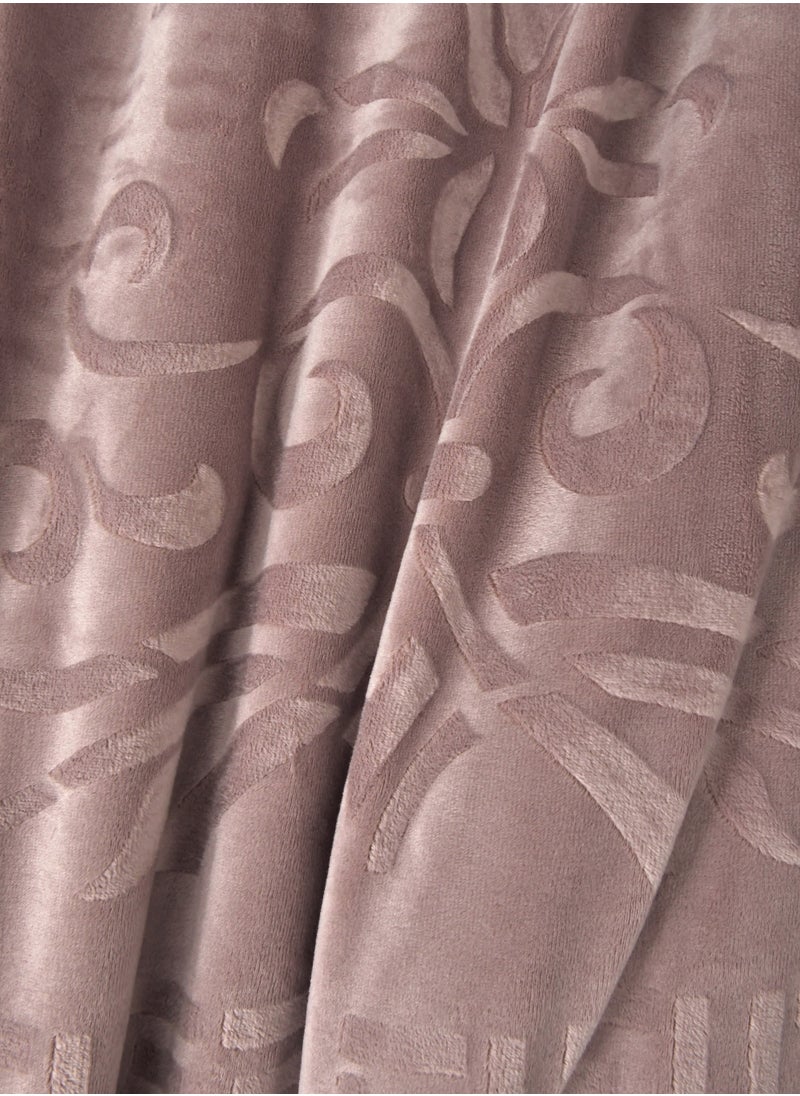 Master Home Textile - Velvet Comforter Sets, 5 Pcs Single Size, Fits 120 x 200 cm Single Size Bed, With Removable Filling, Soft, Warm - Image 1