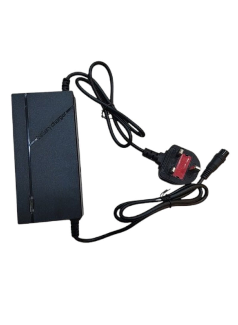 شاحن 36~42 فولت 2 امبير سوكيت دائري ثلاثي للاسكوتر الكهربائي والعجلة الكهربائية - Image 1