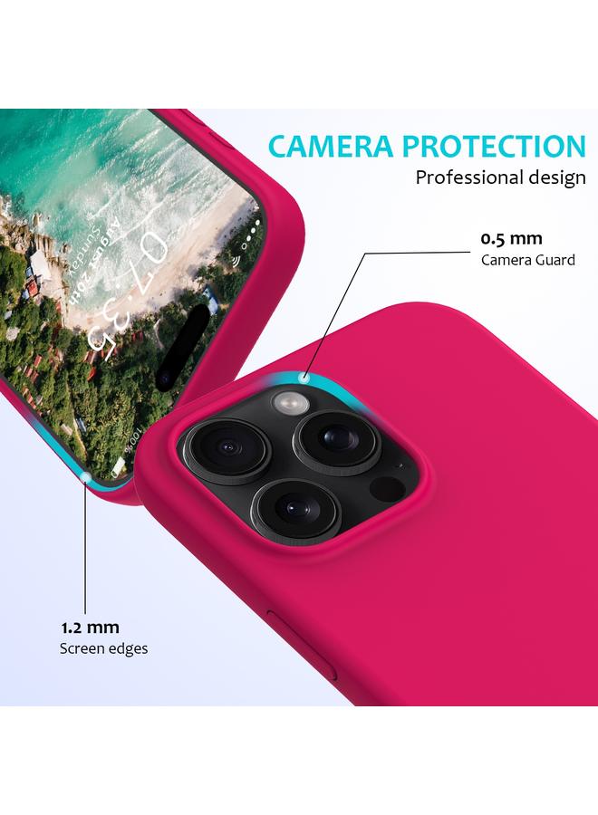 S-TOP Case For iPhone 16 Pro Max Solid Color Silicone Phone Case - Image 2