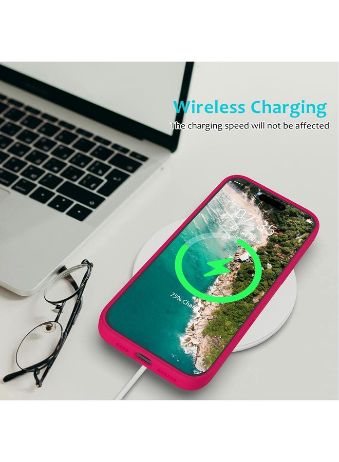 S-TOP Case For iPhone 16 Pro Max Solid Color Silicone Phone Case - Image 5