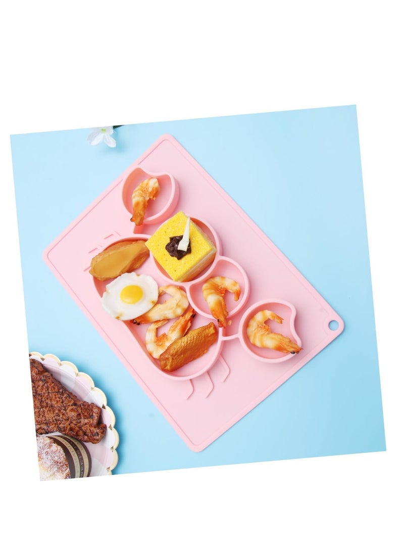 Generic Silicone tray for kids - Pink  - Image 2
