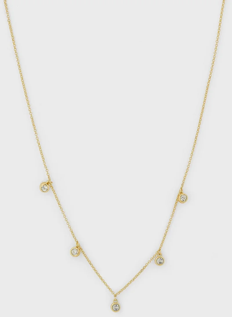 Ted Baker Clemmee Crystal Droplet Necklace