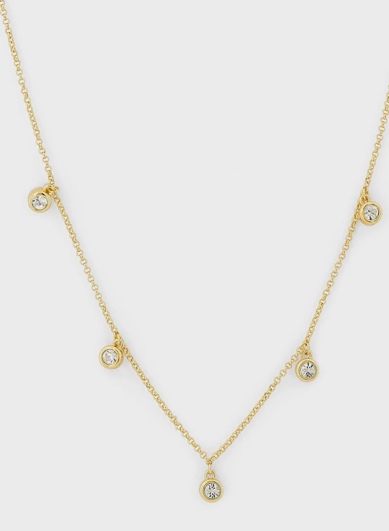 Ted Baker Clemmee Crystal Droplet Necklace