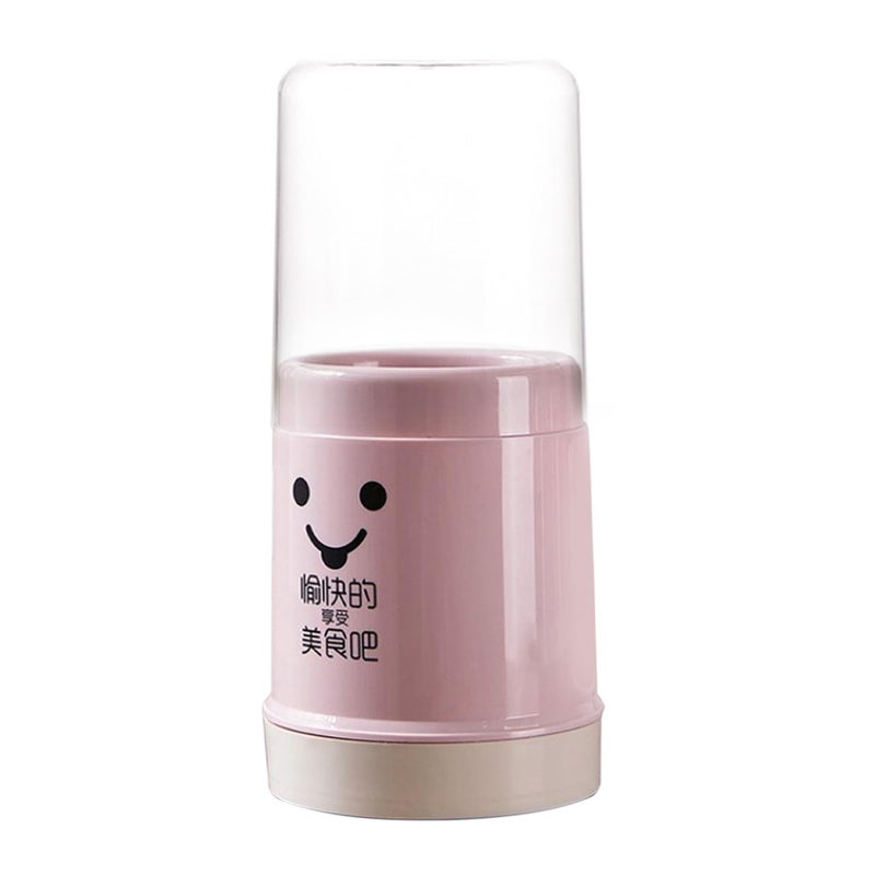 Large Capacity Chopstick Utensil Holder With Lid and Drainage Base Sturdy Plastic Kitchen Storage - Image 2
