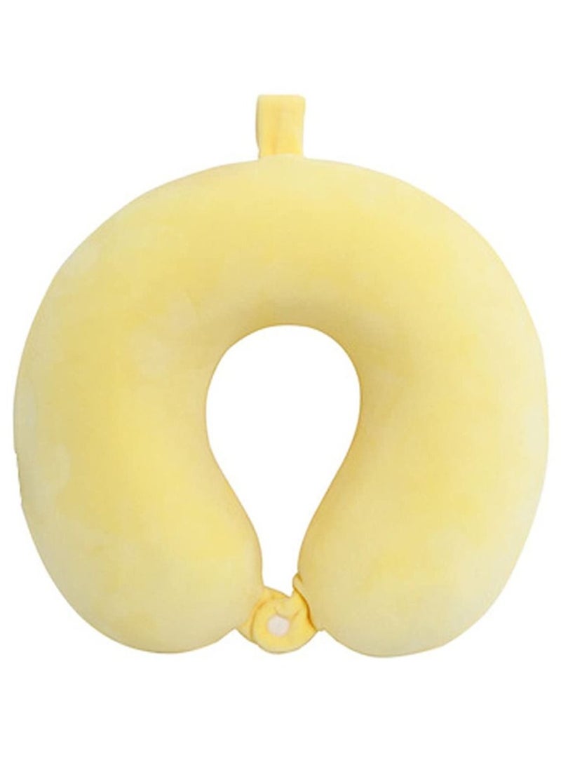 KASTWAVE Travel Pillow Airplane Neck Pillow for Traveling 100% Pure Memory Foam U Shaped Neck Pillow Washable Super Lightweight Portable Headrest Great for Airplane Chair Car Home Office - Image 1