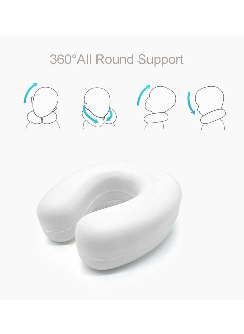 KASTWAVE Travel Pillow Airplane Neck Pillow for Traveling 100% Pure Memory Foam U Shaped Neck Pillow Washable Super Lightweight Portable Headrest Great for Airplane Chair Car Home Office - Image 4