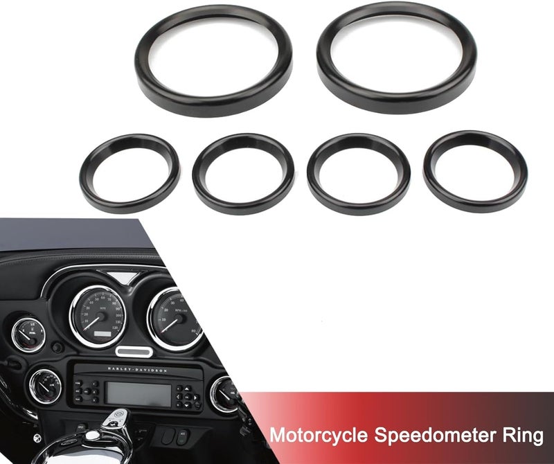 Wivplex Motorcycle Speedometer Trim Ring Set - Image 2