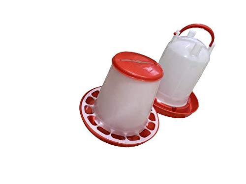TMW TM&W-D1- Tool with Lid Handle for Chicken Hen Poultry All Types of Feeder & Drinker 1.5 KG Feeder=2 Pcs & 1.5 Drinker=2 Pcs= 4 Pcs - Image 2