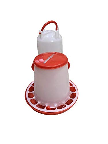 TMW TM&W-D1- Tool with Lid Handle for Chicken Hen Poultry All Types of Feeder & Drinker 1.5 KG Feeder=2 Pcs & 1.5 Drinker=2 Pcs= 4 Pcs - Image 3