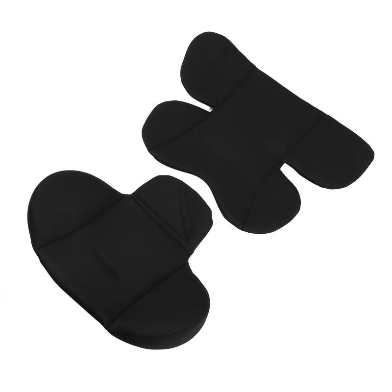 Baby Carseat Cushion Insert: Black Premium Soft Machine Washable Material - Lightweight Portable Design Infant Carseat Head Support for Newborn Travel Strollers Carriers Spine Protection - Image 4