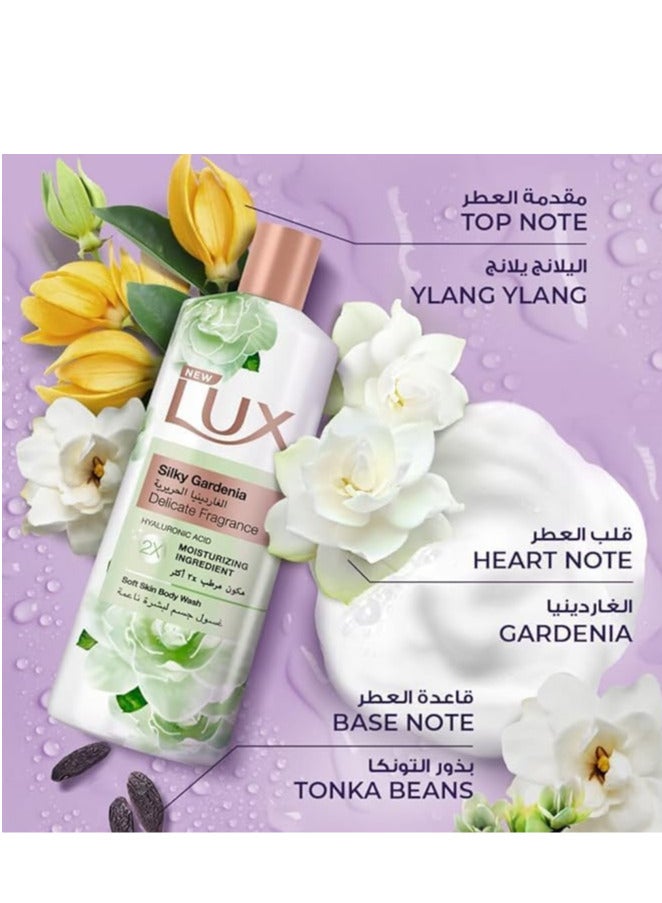 لوكس غسول جسم مرطب بالجاردينيا الحريرية من لوكس، 500 مل - Image 4