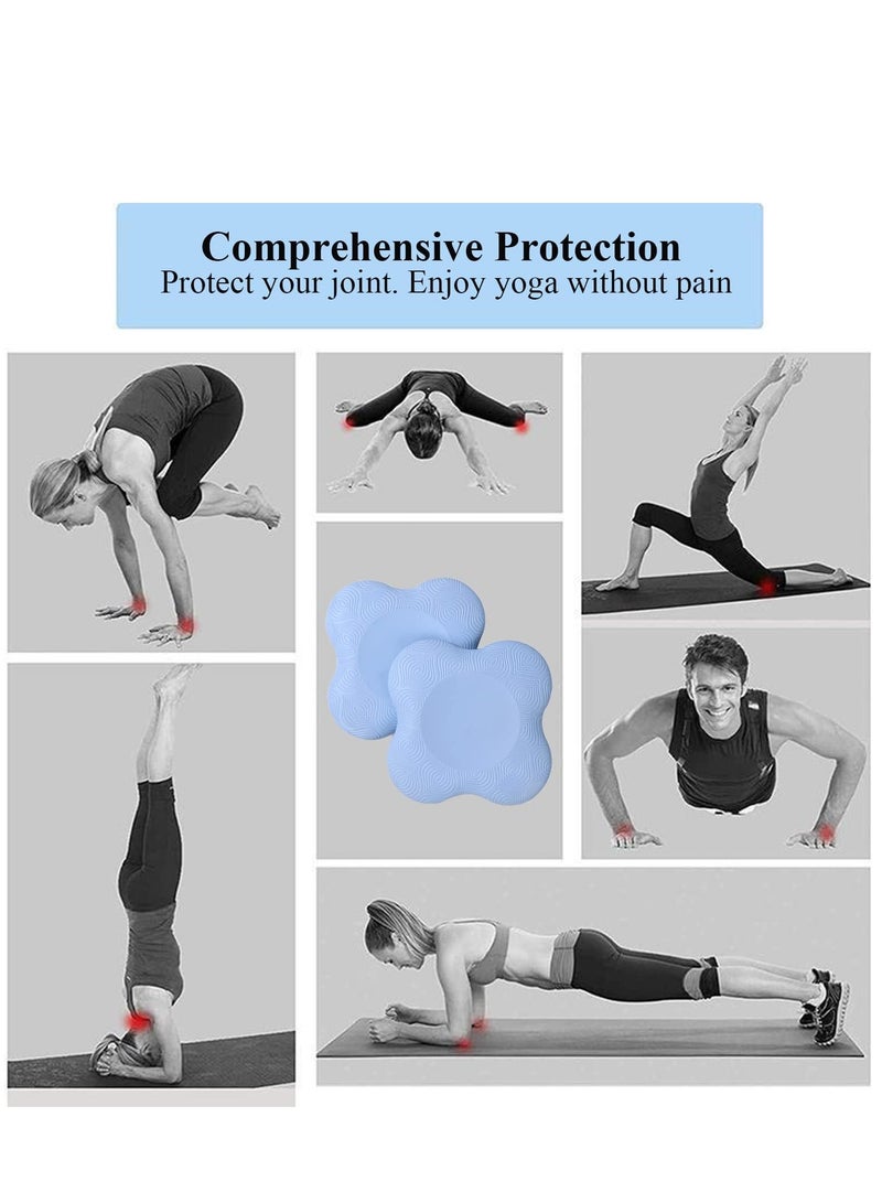 TRASSLE 2 pack Yoga Knee Pad, Extra Thick Elbows Wrist Hands Head Foam, Pilates Kneeling Pad for Yoga, Pilates, Home Gym  - Image 2