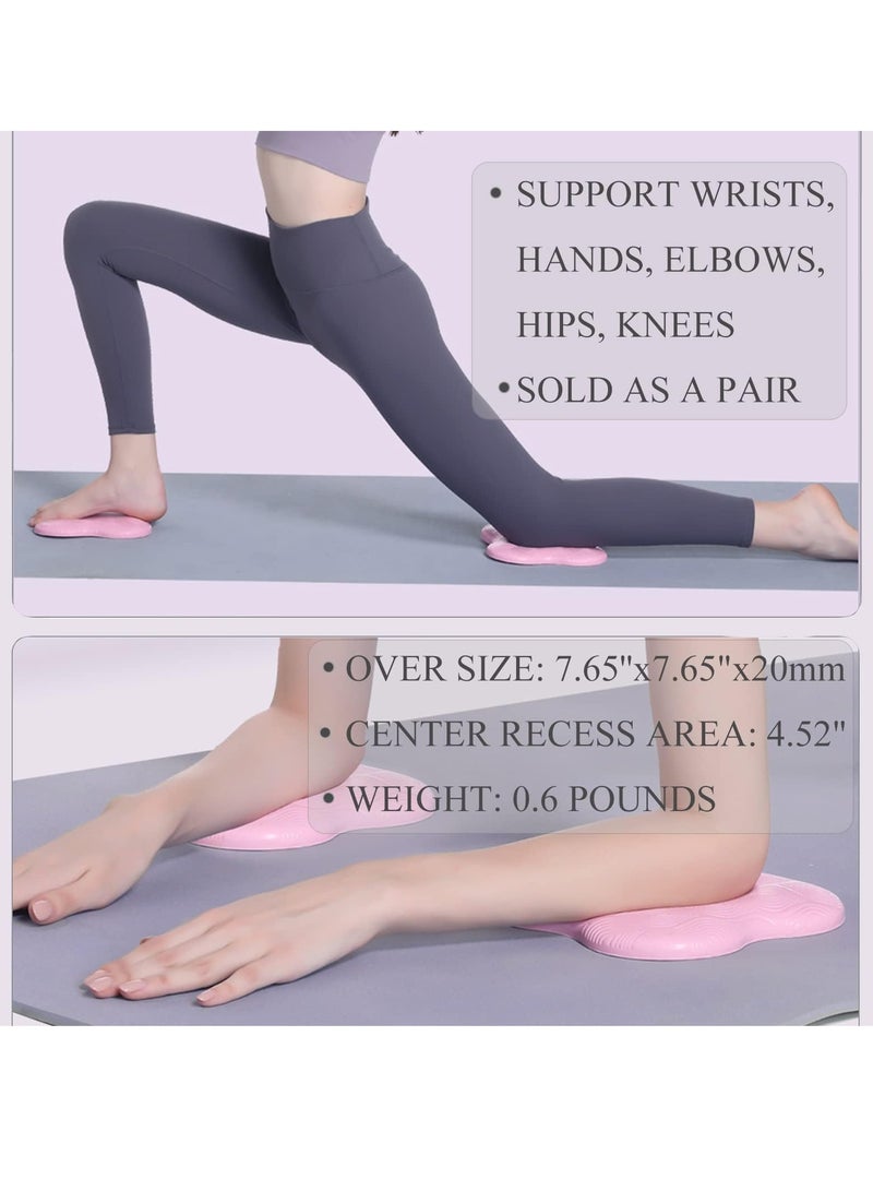 TRASSLE 2 pack Yoga Knee Pad, Extra Thick Elbows Wrist Hands Head Foam, Pilates Kneeling Pad for Yoga, Pilates, Home Gym  - Image 5