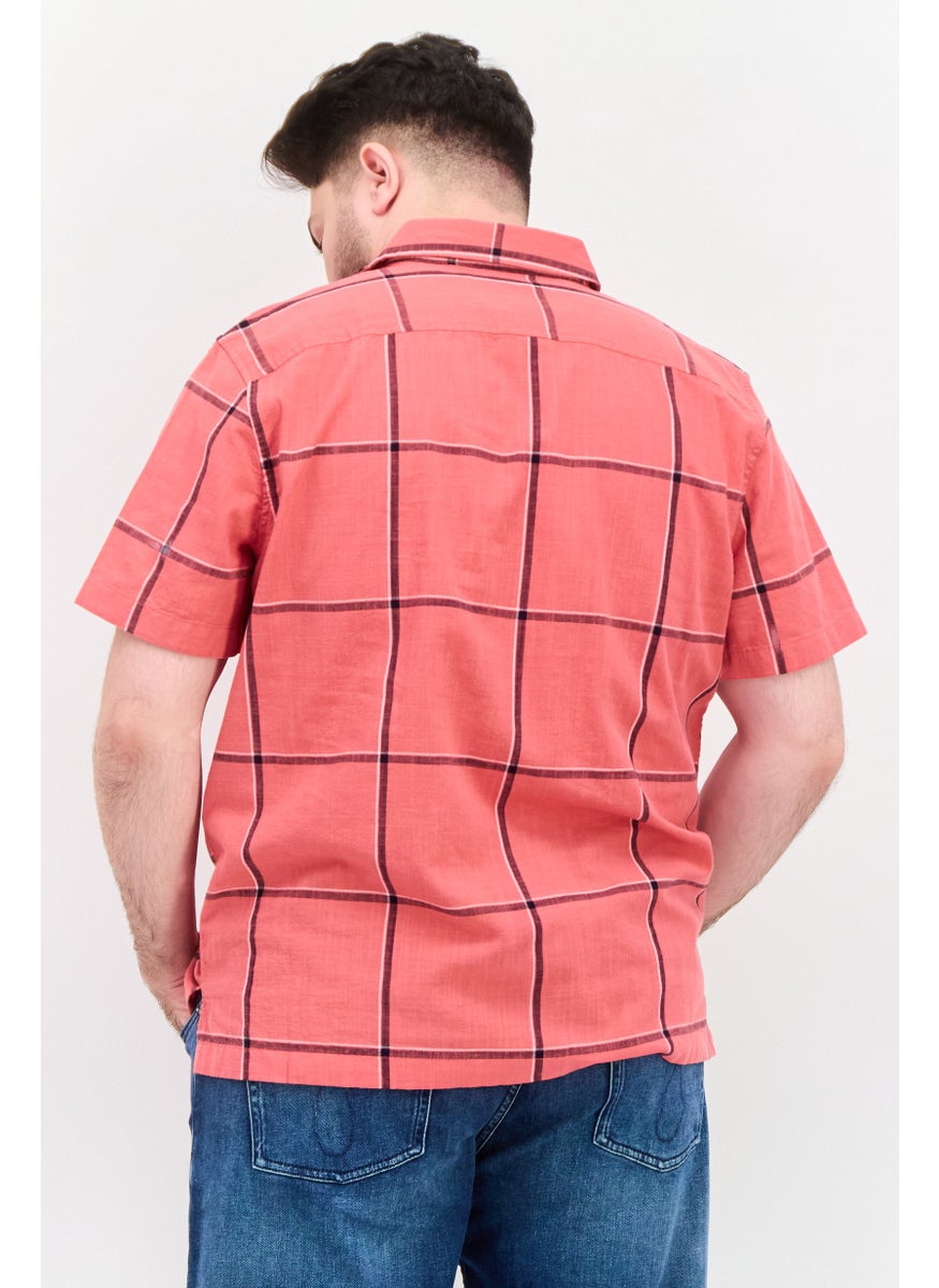 Men Regular Fit Short Sleeves Plaid Casual Shirt, Red - pzsku/Z30626CBFB7A813301461Z/45/_/1737642202/c1be97c2-a9b6-4ca3-b29b-9e1b018a746d