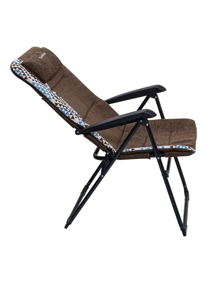 AL SANIDI Picnic portable chair Trips Chair Coffee Brown Size 62*58*102 Cm  - Image 3
