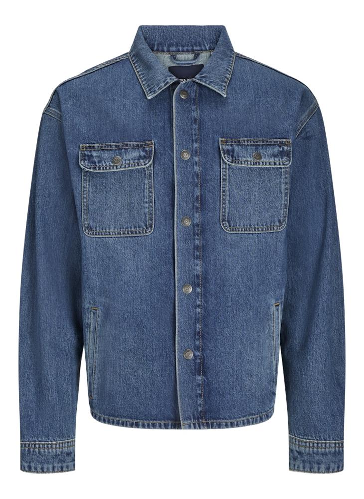 JACK & JONES Pocket Detail Regular Fit Denim Shirt  - Image 5