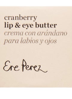 Ere Perez Ere Perez - Natural Cranberry Lip + Eye Mask | Moisturize, Hydryate, Protect, Renew | Green Tea, Lactic Acid, Cucumber, Resveratrol | Vegan, Cruelty-Free, Clean Beauty (.35 oz | 10 g)  - Image 2