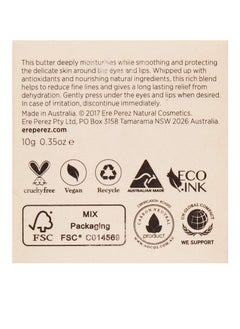 Ere Perez Ere Perez - Natural Cranberry Lip + Eye Mask | Moisturize, Hydryate, Protect, Renew | Green Tea, Lactic Acid, Cucumber, Resveratrol | Vegan, Cruelty-Free, Clean Beauty (.35 oz | 10 g)  - Image 3