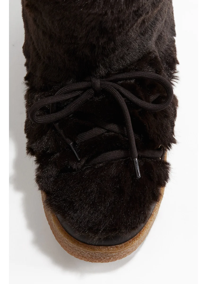 اتش اند ام Fluffy Warm-Lined Boots