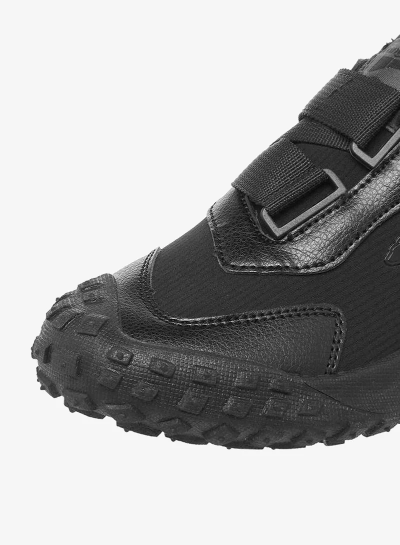 Kangaroos BLACK Boys Panelled Hook And Loop School Sports Shoes for Men | Best Price UAE