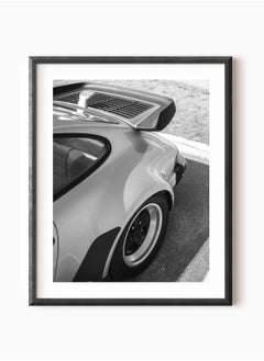 Rear View of A Vintage Porshe Poster with Frame 30x40cm
