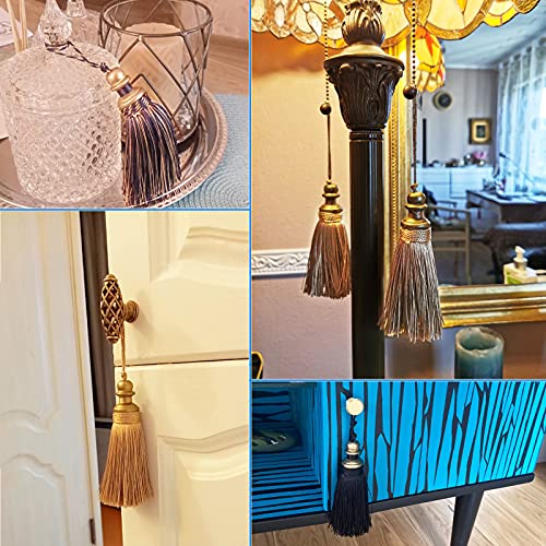 HedongHexi 2 Pack Tassel Key Tassels with Loops, Handmade Craft, DIY Home Deco Accessories - Image 4