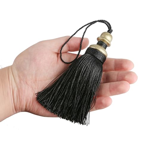 HedongHexi 2 Pack Tassel Key Tassels with Loops, Handmade Craft, DIY Home Deco Accessories - Image 2