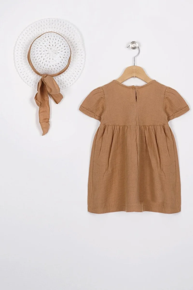 WEWE Brown Textured Dress