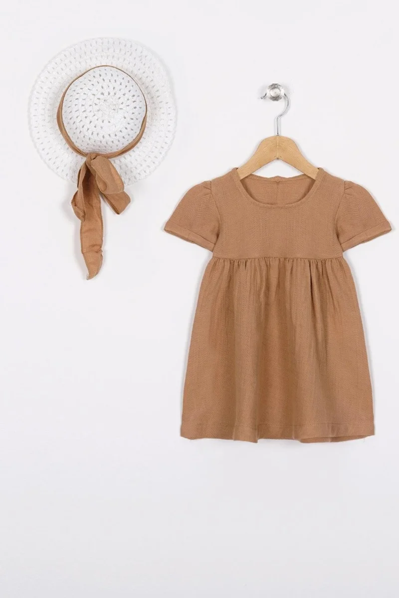 WEWE Brown Textured Dress