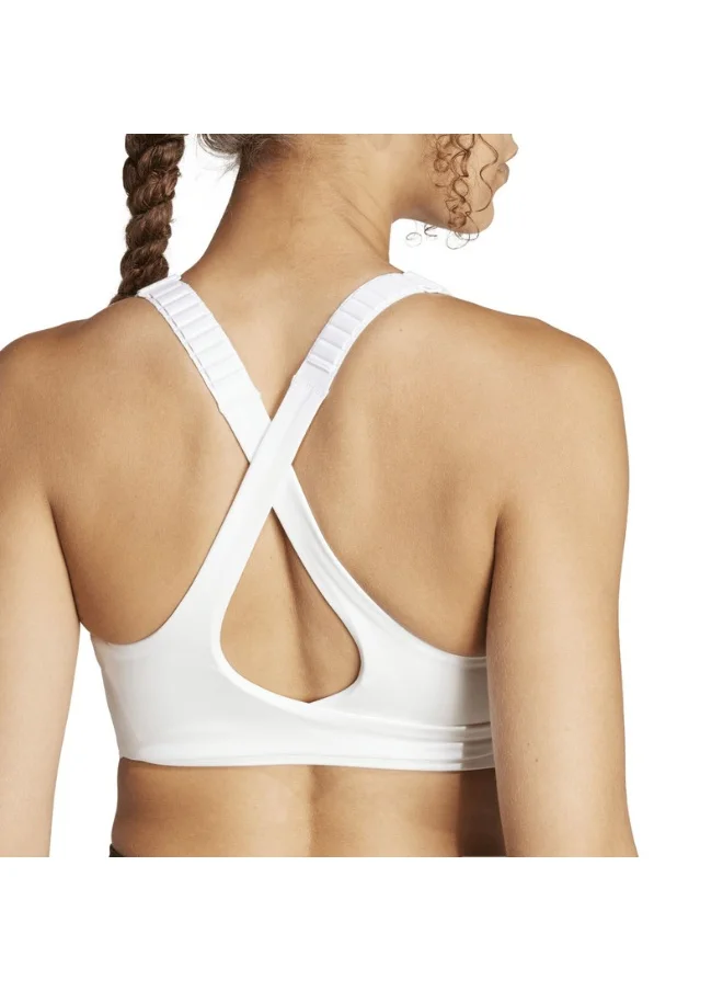 Adidas adidas FASTIM L HS BRA White Training BRA for Women - 2XSB