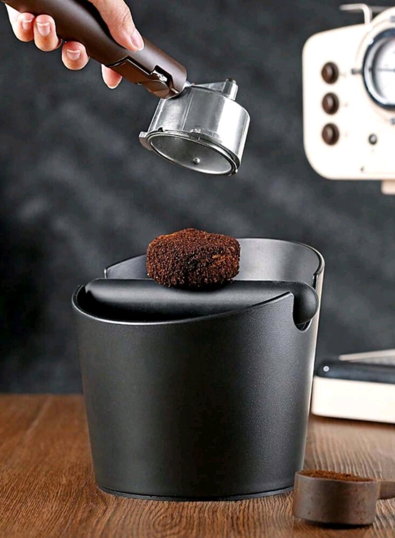 Coffee Knock Box – Large Size – Made of Durable Plastic with Rubber Bar for Easy Disposal of Used Coffee Grounds - Image 2