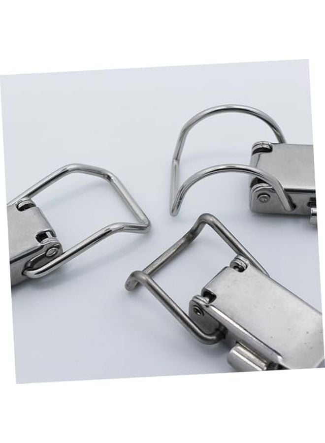 Heavy Duty Silver Toggle Clamps 2 Pack Latch Locking Mechanism - Image 5