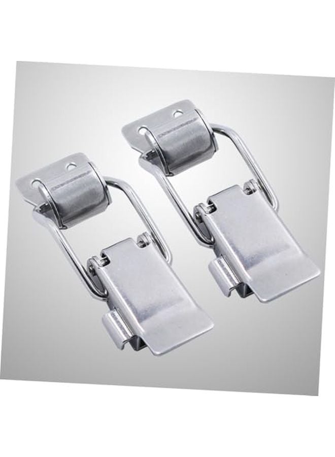 Heavy Duty Silver Toggle Clamps 2 Pack Latch Locking Mechanism - Image 4