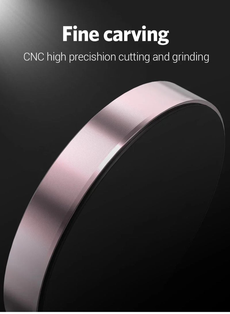 AROAQ Magnetic Car Phone Holder, Anti Slip High Power Phone Car Mount,  Portable Dashboard Mount Mobile Stand, Car Cell Phone Stand For All Phone Models, (2pcs Holders Black And Silver, 2pcs Metal Plate) - Image 5