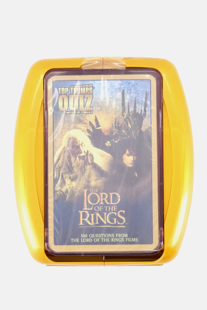 Top Trumps Lord Of The Rings Card Game, Yellow  - Image 1