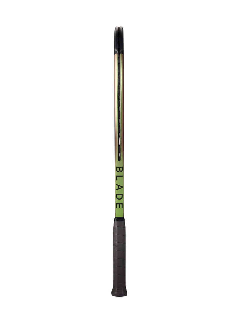 Wilson  Blade 100 V8 Tennis Racket, 16x19, Adults, Intermediate/ Advanced - Green/ Bronze/ Black  | Best Price UAE