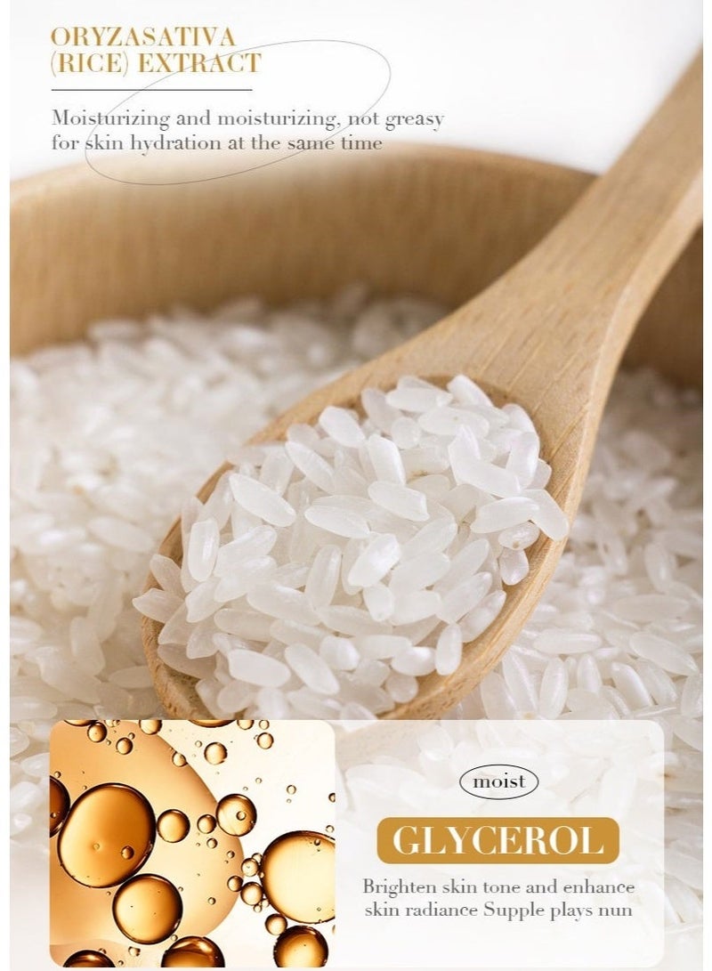 BIOAOUA Rice Puree Hand Cream,, Fast Absorbing Anti Ageing Hand Cream, Smooth And Soft Skin Crack Repair Cream To Remove Wrinkles Darkness 30g - Image 4