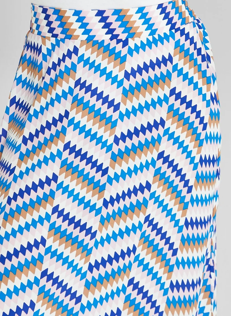 ONLY Zigzag High Waist Skirt