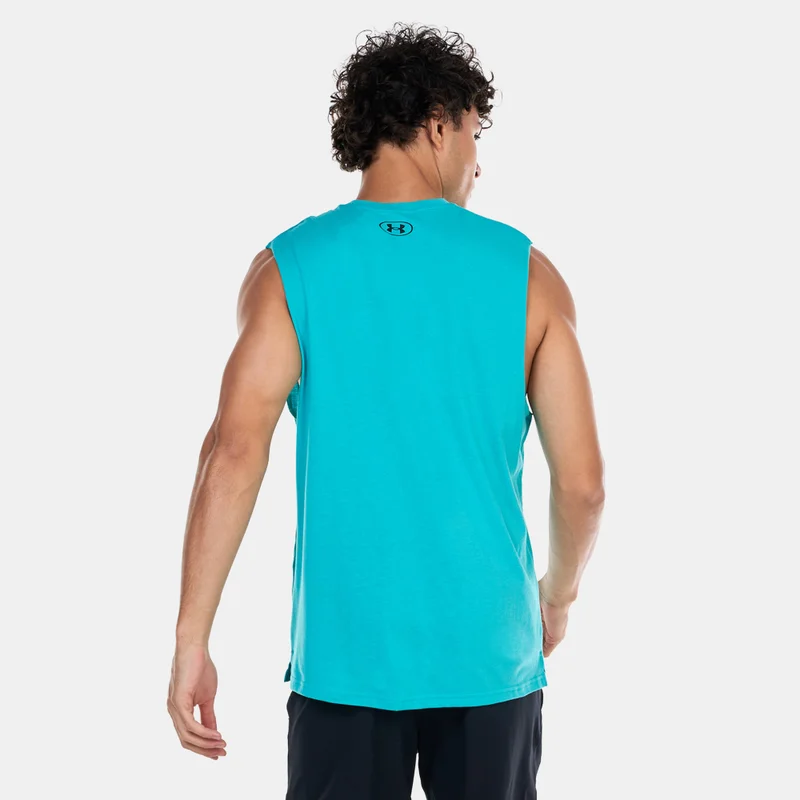 UNDER ARMOUR Men's Project Rock Show Me Sweat Training Tank Top