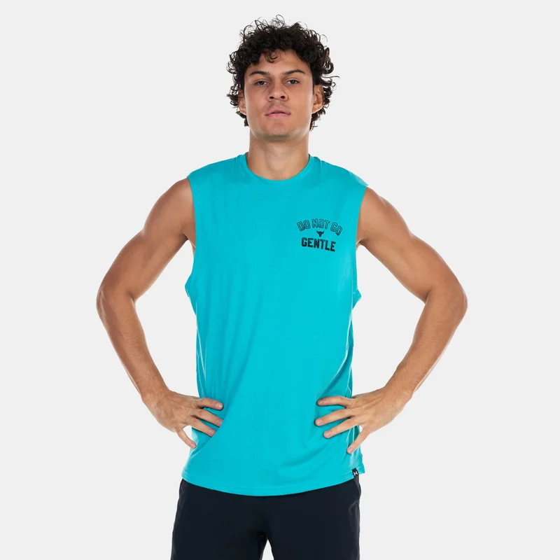 UNDER ARMOUR Men's Project Rock Show Me Sweat Training Tank Top