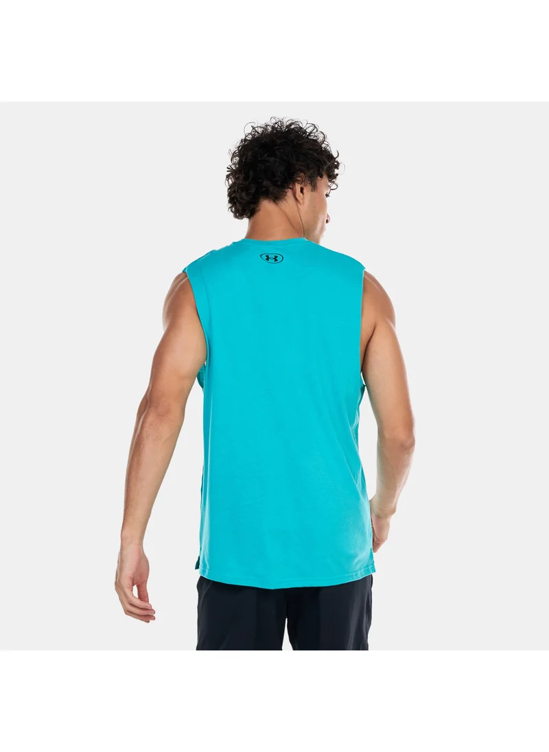 UNDER ARMOUR Men's Project Rock Show Me Sweat Training Tank Top