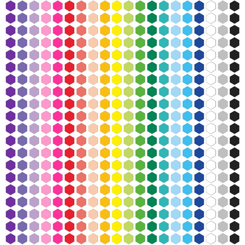 YSHIHE 8000 PCS Small Dot Stickers 1/3" Shaped Stickets 20 Colors Color Coding Labels Circle Label Stickers for Office,Classroom - Image 1