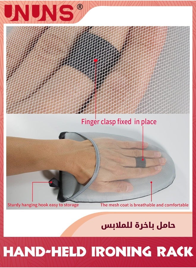 UNUNS - Steamer Rack For Clothes,Garment Steamer Ironing Gloves And Garment Hanger For Steaming Clothes,Handheld Garment Steamer Rack,Clothes Hanger For Steam Ironing - Image 1