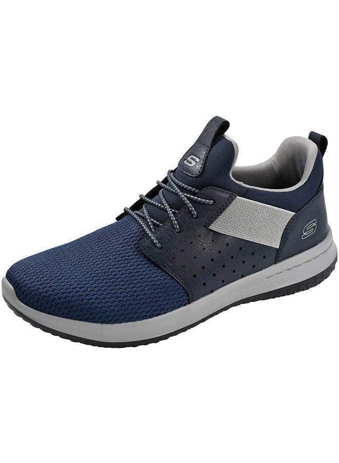 SKECHERS Men's Classic Fit Delson-Camben Navy Sneaker 11.5 W US - Image 1